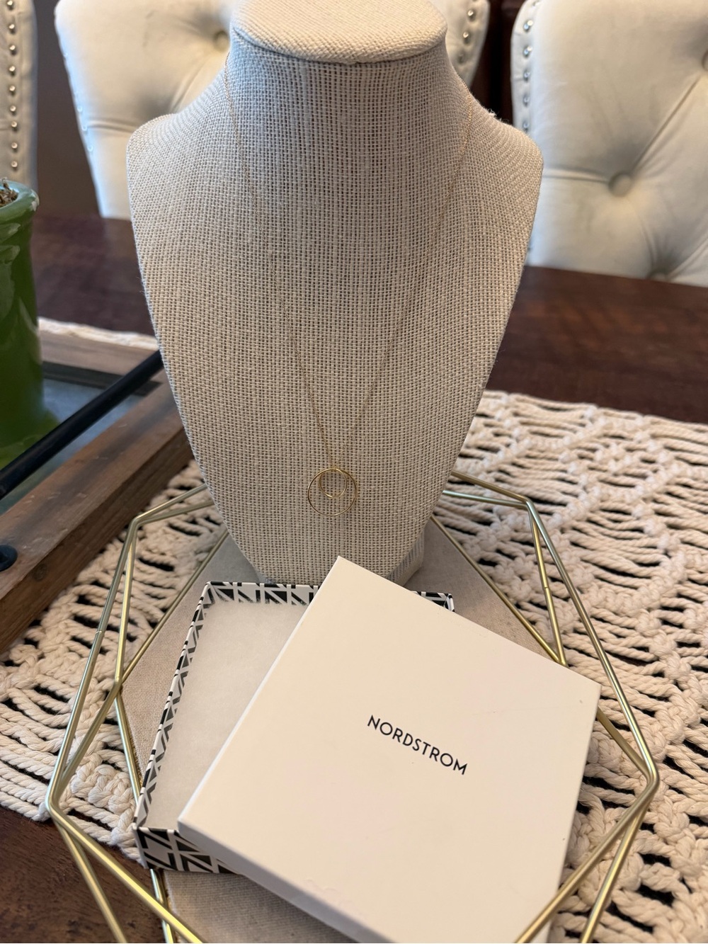 Bony Levy 14k Yellow Gold Circle Necklace - Adjustable 16” - 18”